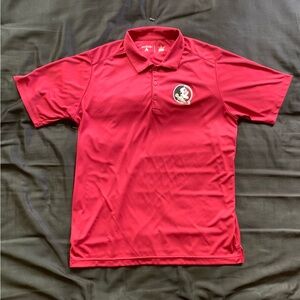 Antigua Men’s Florida State Collared Short Sleeve T-Shirt